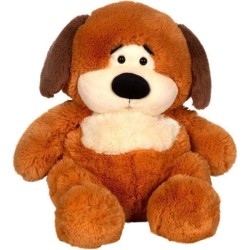 Peluche chien Chubby Dog -...