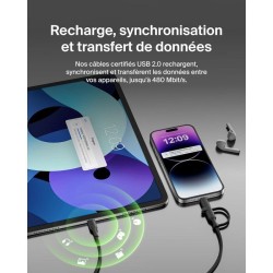 Câble 2-en-1 - BELKIN -...