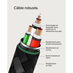Câble tressé - BELKIN -...