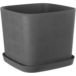 Pot de fleurs carré -...