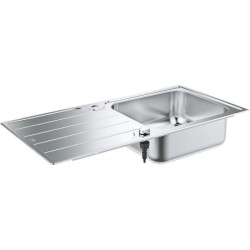 Sink - stainless steel -...
