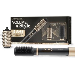 Brosse soufflante 2-en-1 -...