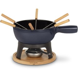 Fondue en fonte émaillée -...