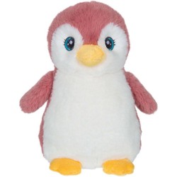 Peluche Pingouin Câlin rose...