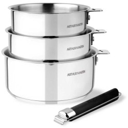 Set de 3 casseroles -...
